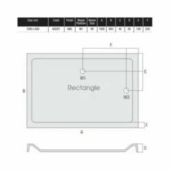 MX Elements 1000 X 800 Anti Slip Rectangular Stone Resin Shower Tray 9 MX Elements 1000 X 800 Anti Slip Rectangular Stone Resin Shower Tray -Villeroy & Boch Sales Shop MX 1000 x 800 ASSOY Tech