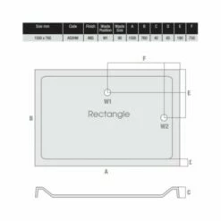 MX Elements 1500 X 760 Anti Slip Rectangular Stone Resin Shower Tray -Villeroy & Boch Sales Shop MX 1500 x 760 ASXHM Tech