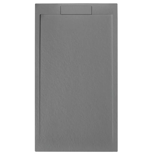 Giorgio Lux Grey Slate Effect Shower Tray - 1000 X 800 - Concealed Waste 3 Giorgio Lux Grey Slate Effect Shower Tray - 1000 X 800 - Concealed Waste