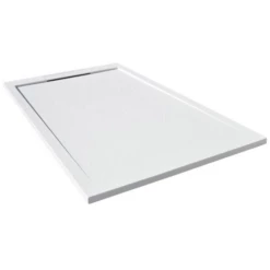 Giorgio Lux White Slate Effect Shower Tray - 1200 X 1000 - Concealed Waste -Villeroy & Boch Sales Shop Mere Giorgio Lux 1 5