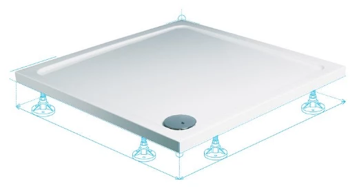 Roman Acrylic Capped Stone Rectangle Shower Tray 1200mm X 800mm 6 Roman Acrylic Capped Stone Rectangle Shower Tray 1200mm X 800mm - Image 4