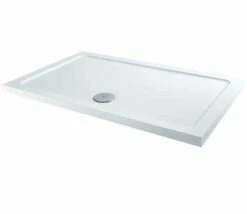 MX Elements 1000 X 760 Anti Slip Rectangular Stone Resin Shower Tray