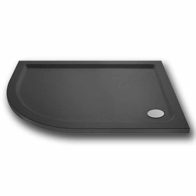 Nuie 1200 X 900 Left-Handed Offset Quadrant Shower Tray Slate Grey - FREE Waste 3 Nuie 1200 X 900 Left-Handed Offset Quadrant Shower Tray Slate Grey - FREE Waste