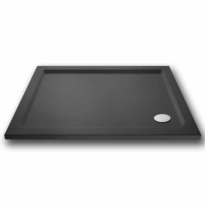 Nuie 900 X 800 Rectangle Shower Tray Slate Grey - FREE Waste 3 Nuie 900 X 800 Rectangle Shower Tray Slate Grey - FREE Waste