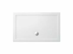 Zamori Rectangle Shower Tray 1200 X 760mm - Corner Waste - Z1174
