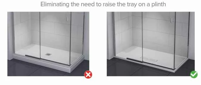 Kudos Connect2 1000 X 800mm Rectangle Anti-Slip Shower Tray 4 Kudos Connect2 1000 X 800mm Rectangle Anti-Slip Shower Tray - Image 2