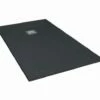 Giorgio2 Cut-To-Size Graphite Slate Effect Shower Tray - 1000 X 900mm -Villeroy & Boch Sales Shop giorgio2 blk rect 5