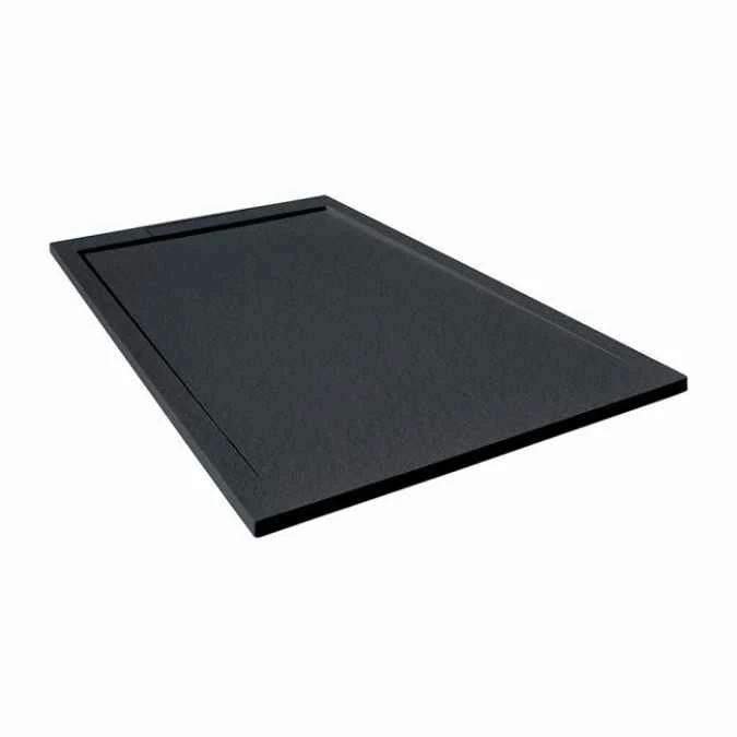 Giorgio Lux Graphite Slate Effect Shower Tray - 1800 X 800 - Concealed Waste 4 Giorgio Lux Graphite Slate Effect Shower Tray - 1800 X 800 - Concealed Waste - Image 2