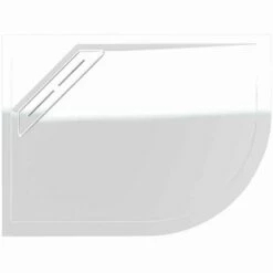 Kudos Connect2 1000 X 800mm LH Offset Quadrant Shower Tray