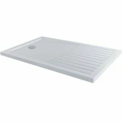 MX Elements 1400 X 900 Anti Slip Walk In Shower Tray With Drying Area