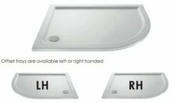 Nuie 1000 X 900 Offset Quadrant Shower Tray RH - FREE Waste -Villeroy & Boch Sales Shop pearlstone offset quad tray 5