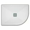 TrayMate Offset Quadrant TM25 Symmetry Shower Tray - 1100 X 800mm - Right Hand