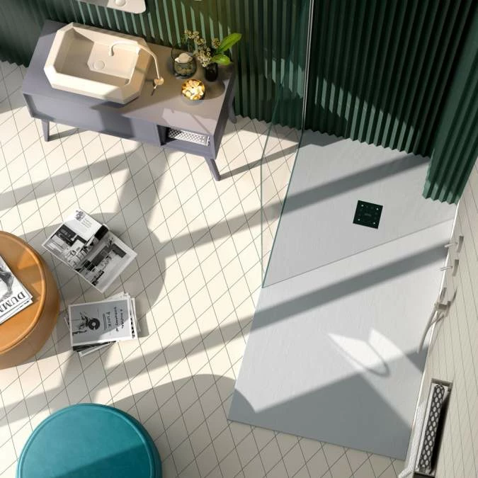 Essenza Grey Slate Shower Tray - Cut To Size 4 Essenza Grey Slate Shower Tray - Cut To Size - Image 2