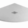 MX Minerals 1000 X 1000mm Ice White Slate Effect Quadrant Shower Tray -Villeroy & Boch Sales Shop x2f 2