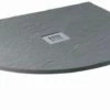 MX Minerals 1200 X 800 LH Ash Grey Slate Effect Offset Quadrant Shower Tray -Villeroy & Boch Sales Shop x2n
