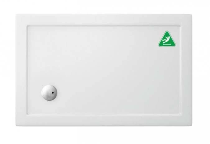 Zamori Anti-Slip Rectangular Shower Tray - 1100 X 800 - Corner Waste - Z1171A 3 Zamori Anti-Slip Rectangular Shower Tray - 1100 X 800 - Corner Waste - Z1171A