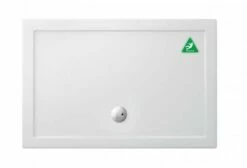 Zamori Anti-Slip Rectangular Shower Tray - 1200 X 800 - Central Waste - Z1175A