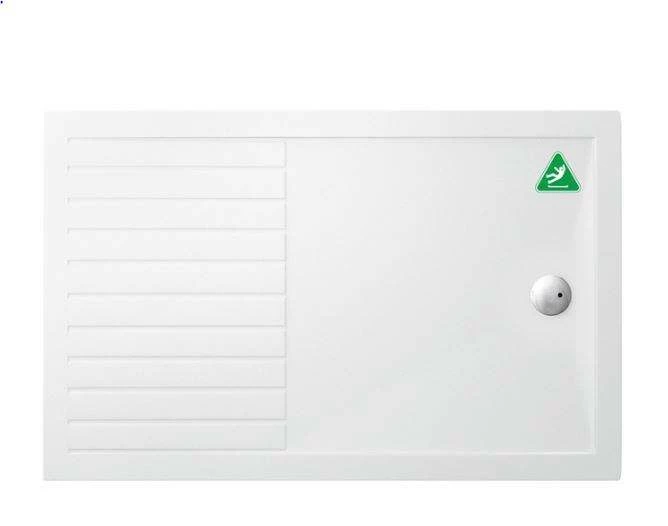 Zamori Anti-Slip Walk-In Rectangular Shower Tray 1400 X 900mm Central Waste - Z1186A 3 Zamori Anti-Slip Walk-In Rectangular Shower Tray 1400 X 900mm Central Waste - Z1186A