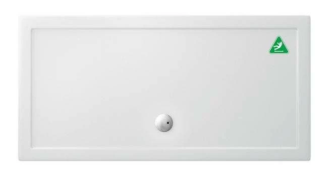 Zamori Anti-Slip Rectangular Shower Tray - 1600 X 800 - Central Waste - Z1231A 3 Zamori Anti-Slip Rectangular Shower Tray - 1600 X 800 - Central Waste - Z1231A