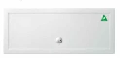 Zamori Anti-Slip Rectangular Shower Tray - 1700 X 700 - Central Waste - Z1183A