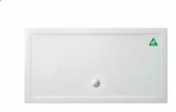 Zamori Anti-Slip Rectangular Shower Tray - 1700 X 900 - Central Waste - Z1341A