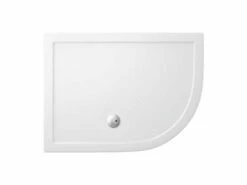 Zamori Offset Quadrant - 1200 X 900 - Right Hand Shower Tray - Z1204