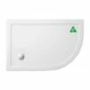 Zamori Anti-Slip Offset Quadrant - 1200 X 800 - Right Hand Shower Tray - Z1202A -Villeroy & Boch Sales Shop zamori quadrant Z1202A